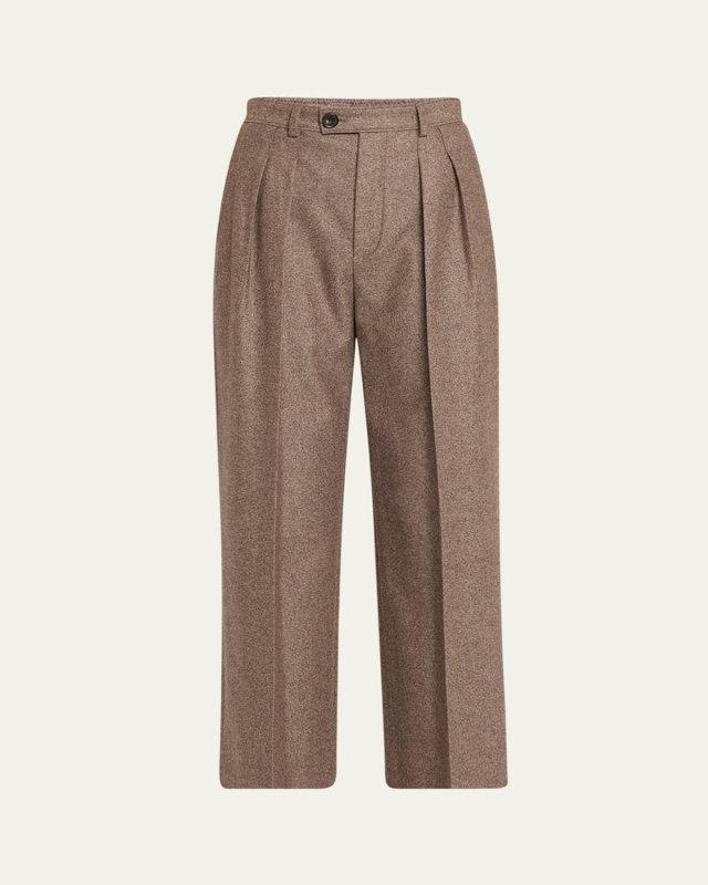 Yurik Wish Cashmere Flannel Trousers